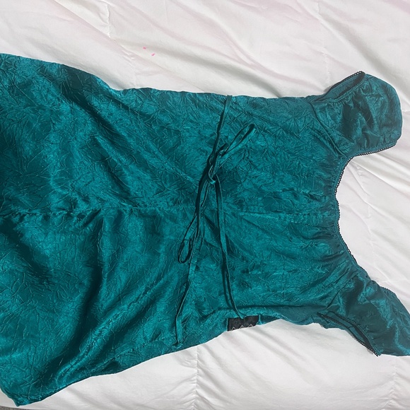 2000s Y2K tie back babydoll top - Picture 3 of 4